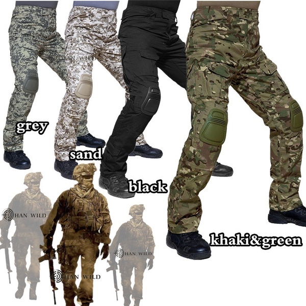 army pants with knee pads