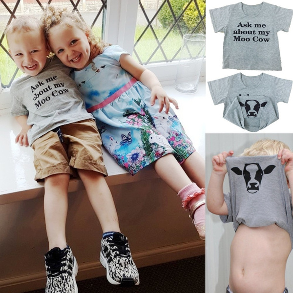 Moo Cow Shirt Printed 