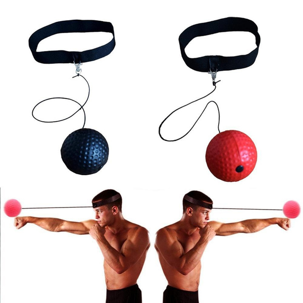 Fight Ball Reflex Boxing Trainer Training Boxer Speed Punch Head String Cap Best 
