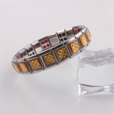 Steel, stainless steel bracelets bangle wriswatch, healthbracelet, Jewelry