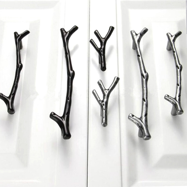 Tree Branch Handle Cabinet Pull Knob Drawer Pulls Handles Furniture Hardware 