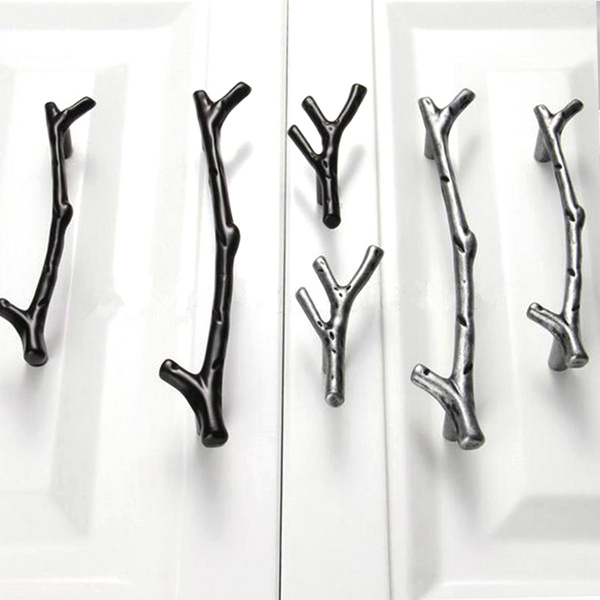 1pcs Home Kitchen Door Pulls Tree Branch Drawer Pull Knob Cabinet Handle Unique Furniture Hardware Wish 1pcs Home Kitchen Door Pulls Tree, Unique Cabinet Door Knobs