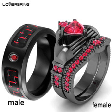 Couple Rings, claddaghring, wedding ring, titanium