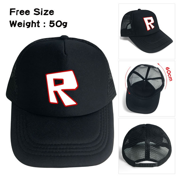 Roblox Cap R Word Picture Cartoon Youth Adjustable Baseball Hat Cap Wish - roblox baseball hat