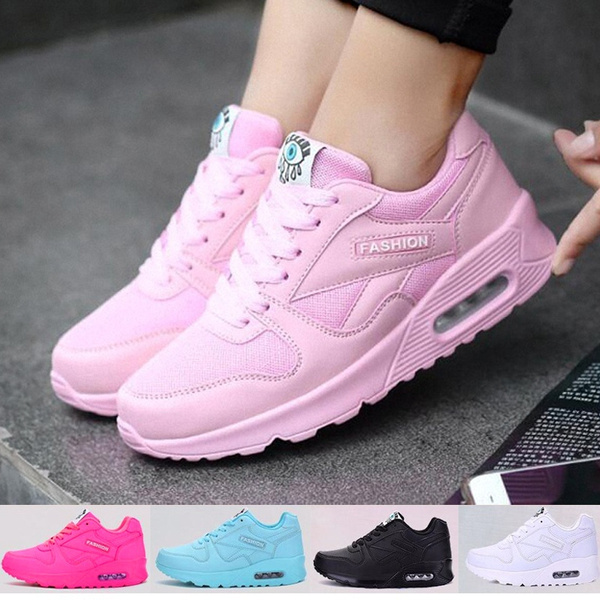 women casual shoes mesh cushioned outdoor sneakers