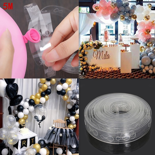 Details about   Balloon Chain Strip Connect Tape Arch Plastic Wedding Party DIY Decor Supply R