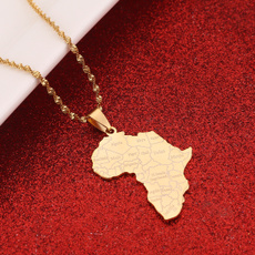 Steel, Stainless, hip hop jewelry, mapofafrica