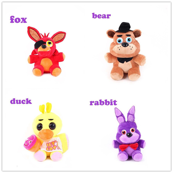 1pcs New Arrival Five Nights At Freddy's 4 FNAF Plush Toys 18cm Freddy Bear  Foxy Chica Bonnie Plush Stuffed Toys Doll for Kids Gifts