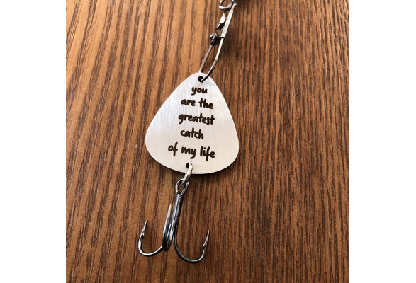 Anniversary Gift Husband Gift Greatest Catch Of My Life Fishing Lure Gift  for Husband For Boyfriend Gift Mens Gift Valentines Day