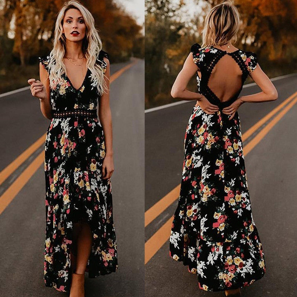 wish floral maxi dress