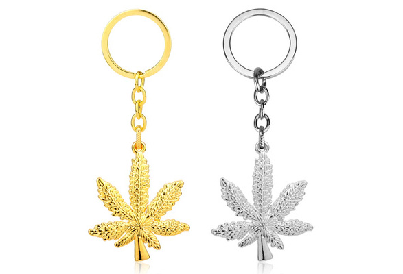 Cannabis Leaf Keychain bulk