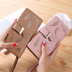 leaves, leaf, women purse, Hollow-out