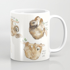 cute, Coffee, Gifts, slothgift