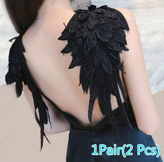 lace trim, angelwing, Lace, Angel