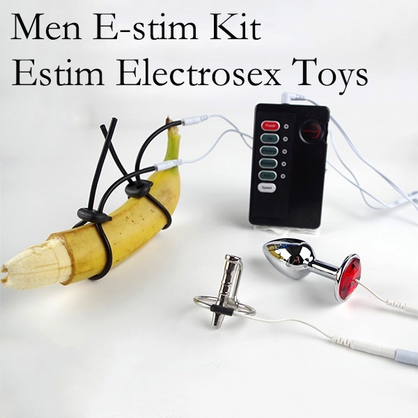 ElectroSex Gear Estim Play Set Conductive Rubber Tubing Massage Men E ...