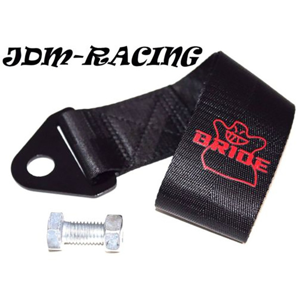 JDM High Strength BRIDE Racing car tow strap/tow ropes/Hook/Towing Bars