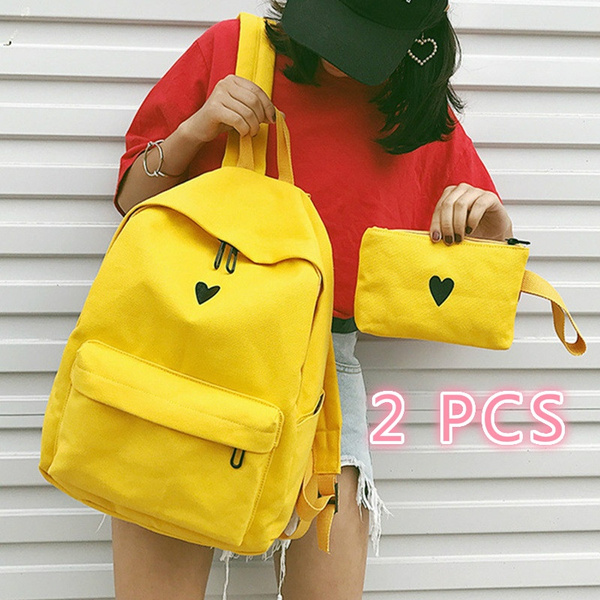 yellow cute backpack