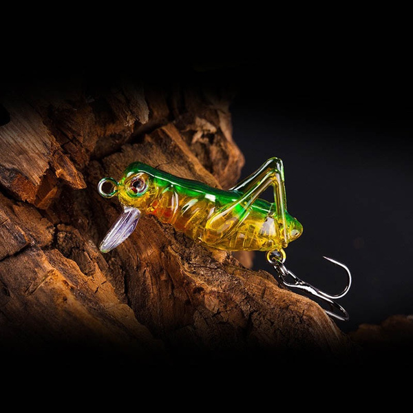 grasshopper insects Fishing Lures 1pcs / lot 4.5cm 3G Flying Wobbler bait  hard lure Artificial bait Swimbait fishing