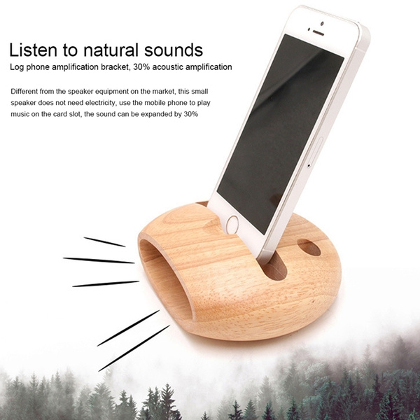 Wooden cell 2024 phone speaker