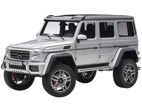 Mercedes Benz G500 4X4 2 Silver 1/18 Model Car by Autoart | Wish