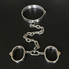 Steel, Stainless, sexproductsforwomen, neckcollarhandcuff
