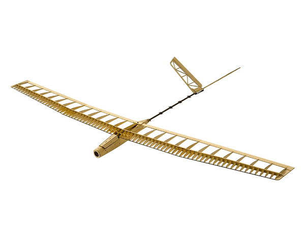 RC Glider Plane Balsa Wood Airplane Model UZI 1.4M Wingspan Laser Cut ...