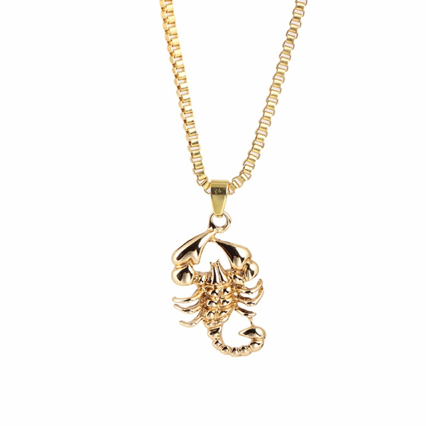 Fashion Gold Plated Scorpion Chain 
