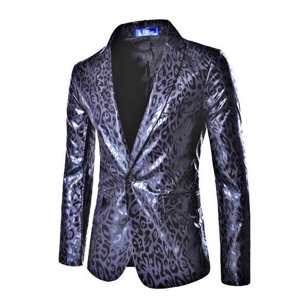 leopard blazer men