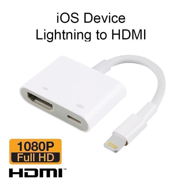 Hollywood melodi dybtgående Lightning Digital AV Adapter Lightning to HDMI Cable for Apple iPhone 8 7 6  iPad | Wish