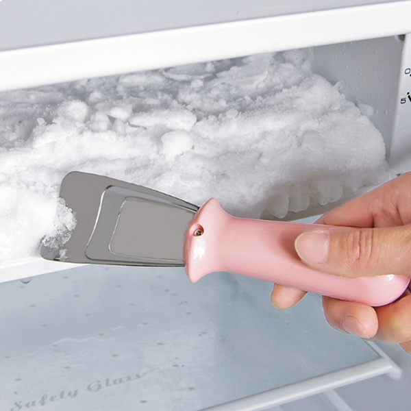 Fridge Freezer De-icer Ice Scraper Removal Deicer Defrosting Deicing Shovel Household Kitchen Cleaning Gadget Refrigerator Tool Useful Fridge Accessories Blue