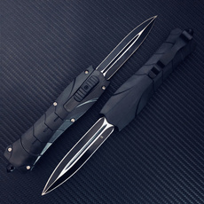 Safety Cutting Knives OTF EDC Spring Assisted Knife  Fixed Blades Double Edge Survival Knifes Camping Hunting Fishing Knifes