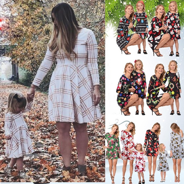 mother daughter christmas dress