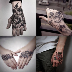tattoo, Flowers, art, temporarytattoosticker