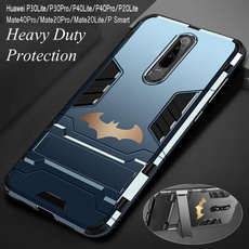 Luxury Soft Silicon Shockproof Protection Armor Hard Case Cover Stand Phone Case for Huawei Honor 9X 8X Honor 10 Lite Honor 20 Pro P Smart 2019 Mate 40 Pro Y9 2019 / Huawei P30 Lite P30 Pro P40 Lite P40 Pro P20 Lite P20 Pro Mate 20 Lite