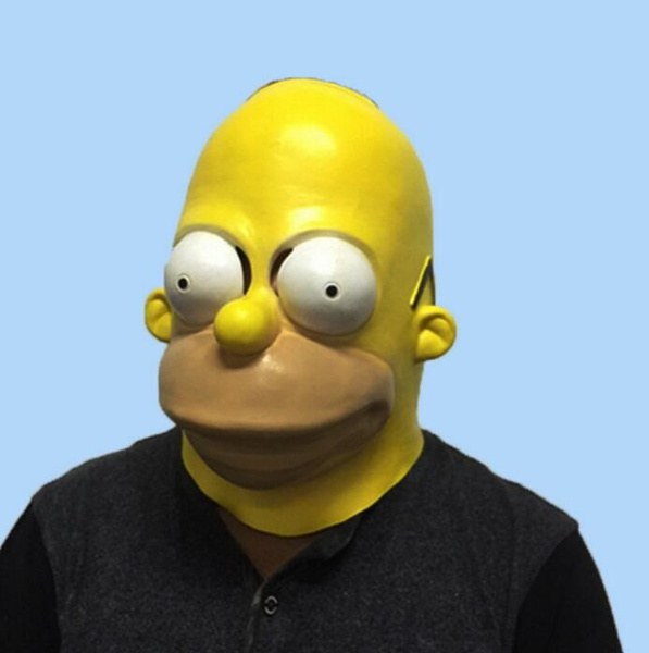 maschera di bart simpson