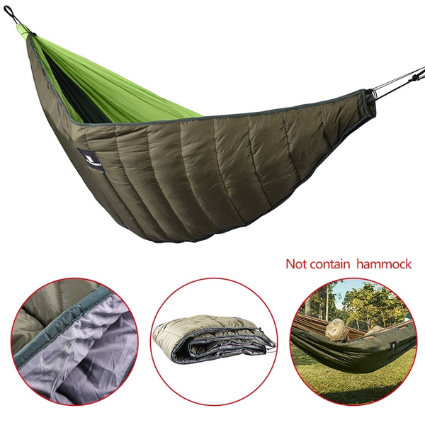 Ultralight Outdoor Camping Winter Down Under Quilt Sleeping Bag For Hammock Nove