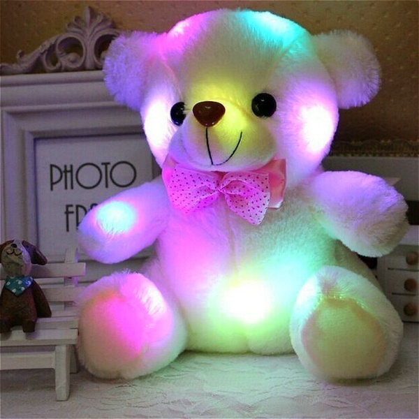 teddy with light