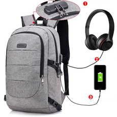 Laptop Backpack, Headset, Fashion, usb