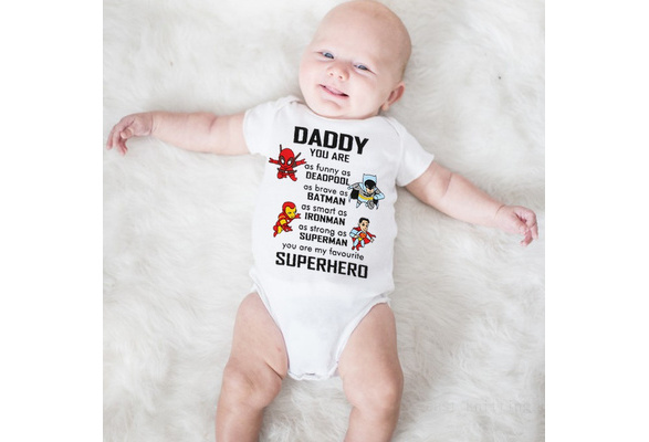 Superhero baby hot sale onesies