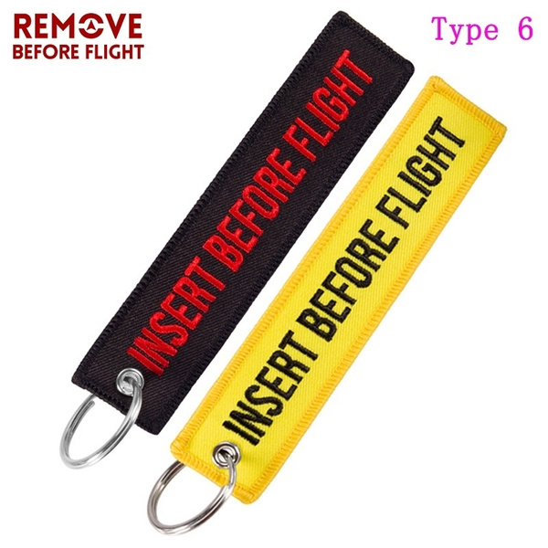 Insert before flight on sale keychain