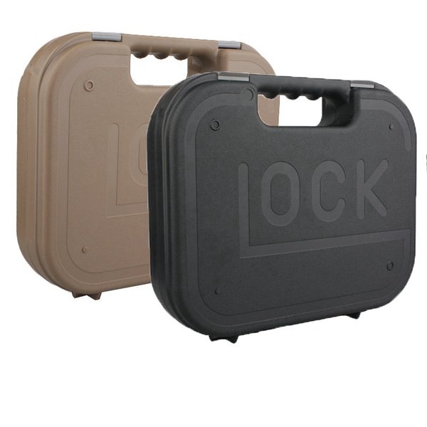 Durable ABS Gun Hard Case Handgun Foam Pistol Storage Box Tactical Padded Foam 
