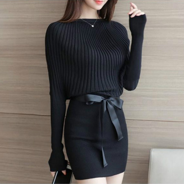 batwing jumper dress