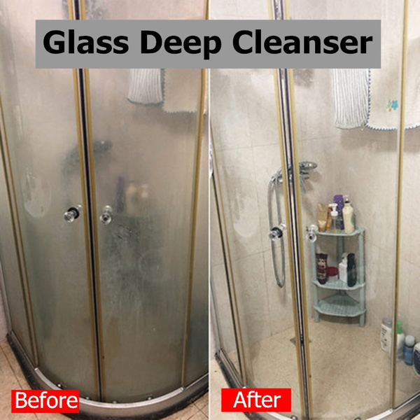 HGKJ Glass Deep Cleanser Shower Door Water Repellent Protects Glass From  Soap Scum Mold Mildew