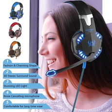 led, Headset, Microphone, lights