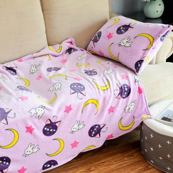 Blanket Cute Sailor Moon 20Th Anniversary Tsukino Usagi Cosplay Bedsheet 79/"X59/"