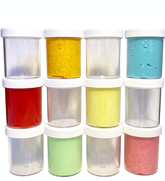 Slime Storage Jars 4 Oz (Slime Not Include) - Clear All Purpose