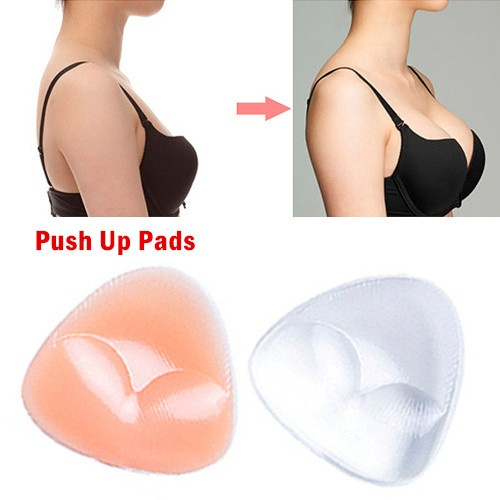Silicone Bra Inserts and Enhancers Gel Invisible Breast Push Up Pads