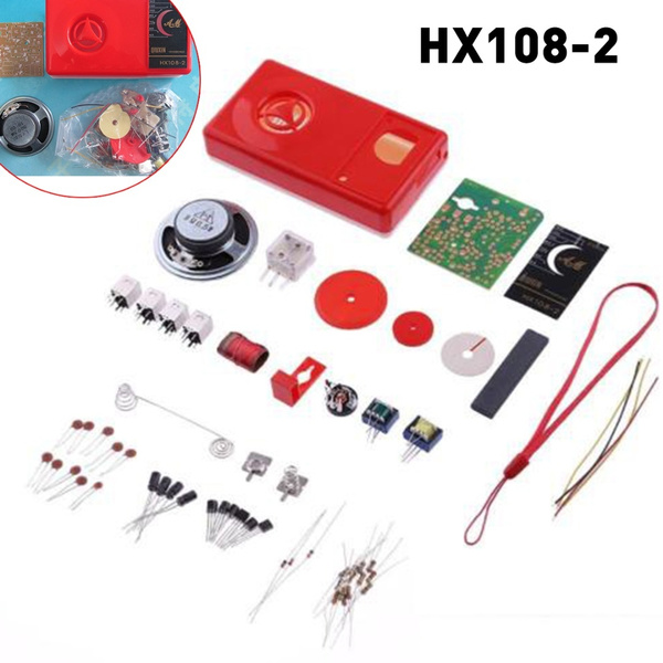 1 Set 7 Tube AM Radio Electronic HX108-2 DIY Kit Electronic Learning Kit