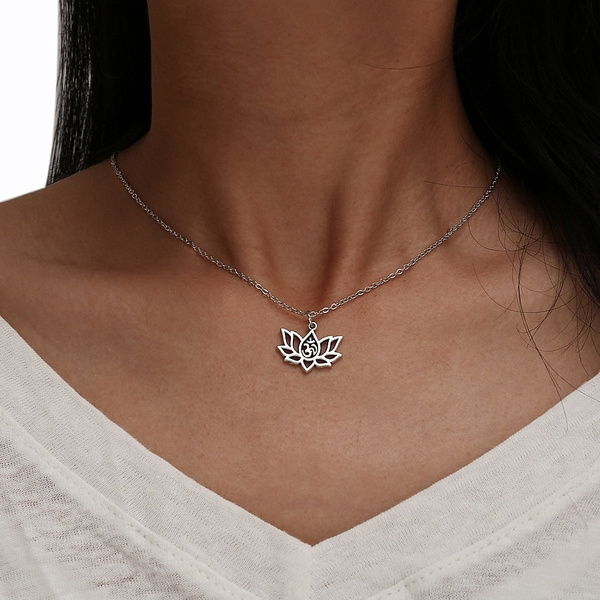 silver lotus jewelry