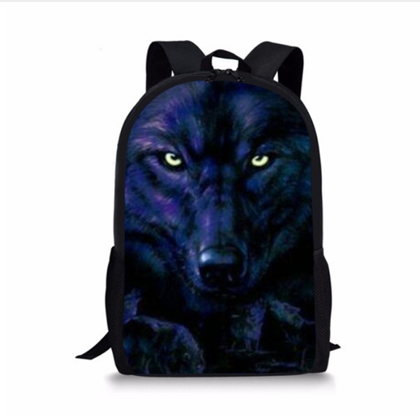 wolf backpacks for school